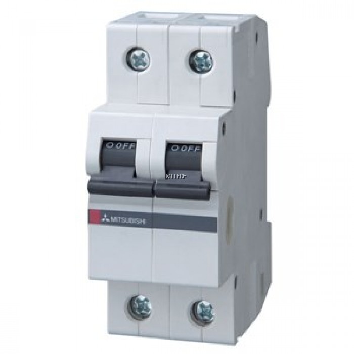 Mitsubishi Din Series Miniature Circuit Breakers (MCB) - 2 Poles
